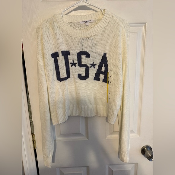 Grayson Threads Cream USA Sweater - Picture 1 of 1
